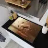 Chocolade - Macarons - Eten - Snoep Inductie beschemer met haakjes klein -sfeer1