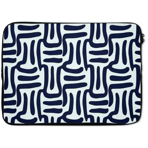 Abstract - Modern - Blauw laptophoes neopreen klein 279 -zkaufland3dotto