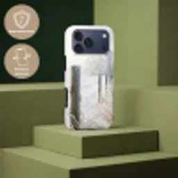 Hek - Sneeuw - Mist - Platteland - Nostalgisch Toughcase MagSafe Apple iPhone 17 Pro Max klein -USP_PrintM_NL