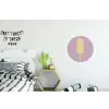 Beige - Ijsje - Spikkels Wandcirkel aluminium klein -kinderkamer