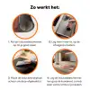 Vogels - Romantic - Bloesemtak Inductie beschermer vinyl 3mm klein -zzzzzzz-td-werking