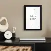 Quotes - Girls room - Meisjes - Kind - Spreuken fotolijst zwart zonder passe partout klein -sfeer1