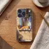 Kat - Stenen vensterbank - Bloemen Telefoonhoesje iPhone 17 Pro klein -sfeer1