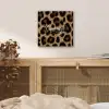 Luipaardprint - Bruin - Courage - Sierlijk aluminium wit klein -sfeer3