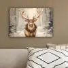 Kerst - Rendier - Winter - Krans canvas 2cm klein -sfeer3