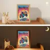Monstertruck - Auto - Jongens - Kleurrijk Light Box met kabel (Kinderlampje) klein -sfeer3_kind