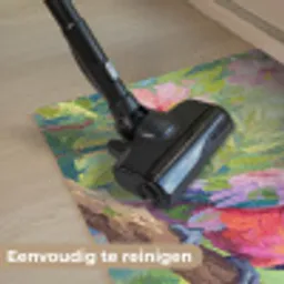 Papagaai - Hibiscusbloemen - Kleurrijk Deurmat klein -reinigen_NL