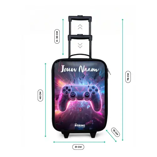 Controller - Neon - Game Kinderkoffer - Zwart klein -productfoto_formaten
