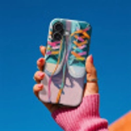 Sneakers - Veters - Kleurrijk - Schaduw Toughcase MagSafe Apple iPhone 17 klein -Sfeer1V