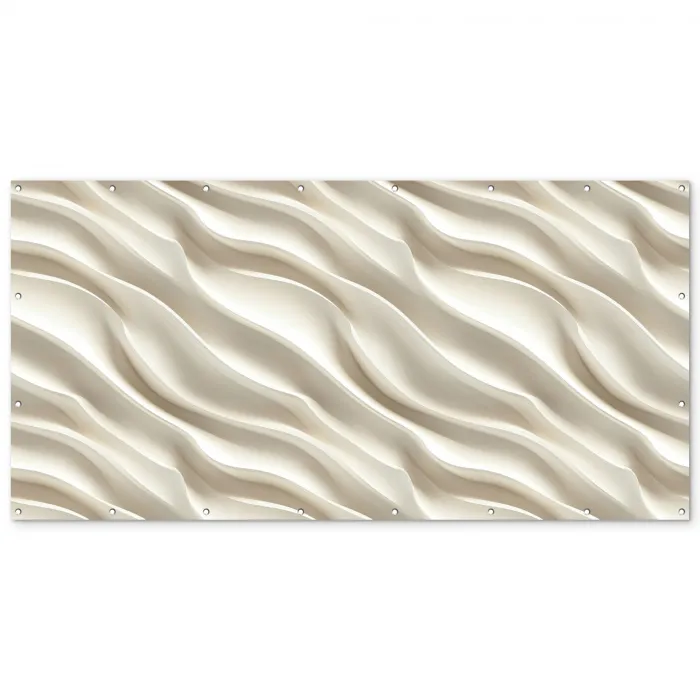Diagonaal - Golven - Crème Balkonbeschermer Duitsland klein 596 -zz_3d