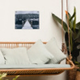 Steiger - Meer - Sneeuw - Bergen - Rustgevend tuinposter los doek klein -sfeer7