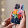 Kleuruitbarsting - Expressieve sfeer - Bloem Telefoonhoesje iPhone 17 Pro klein -sfeer3_NL