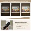 Bloemen - Natuur - Botanisch - Kunst Light Box met batterij (Wandlamp) middel -USP_dimbaarNL