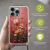 Bloemenboeket - Diepte - Tastbare textuur Hoesje iPhone 16 Pro Max met koord klein -sfeer2_NL