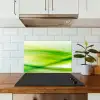 Golven - Abstract - Groen keuken achterwand spatscherm klein -sfeer2
