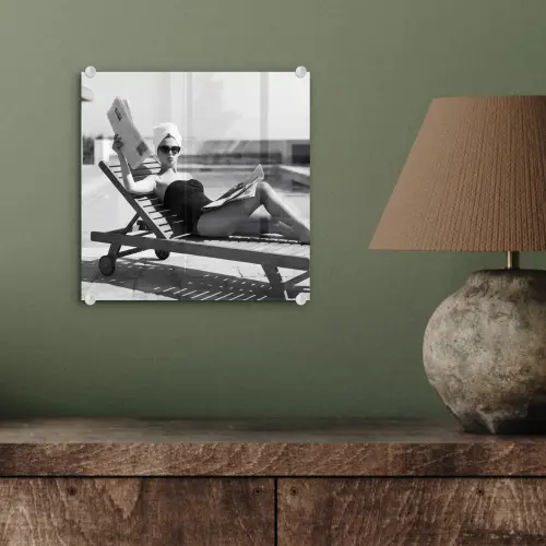 Glamour - Modern - Zwart - Wit plexiglas 5mm klein -sfeer3