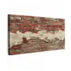 Muur - Baksteen - Verweerd Tuinposter op houten frame 2 cm dik xxl -3d