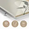 Vrouw - Bloem - Geel - Minimalistisch plexiglas 5mm klein -sfeer2
