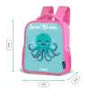 Octopus - Water - Blauw Kinderrugzak - Roze middel -productfoto_formaten