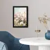 Bloemenveld - Lichte tinten - Geschilderd fotolijst zwart zonder passe partout klein -sfeer4