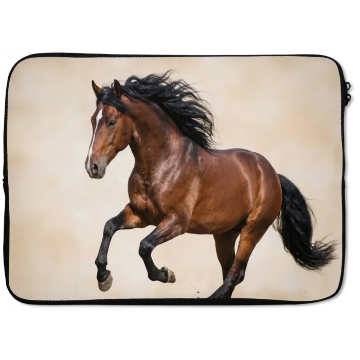 Paard - Galop - Energie laptophoes neopreen klein -zkaufland3dotto