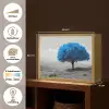 Boom - Natuur - Blauw - Zwart wit Light Box met batterij (Wandlamp) middel -USP_websiteoverzichtNL