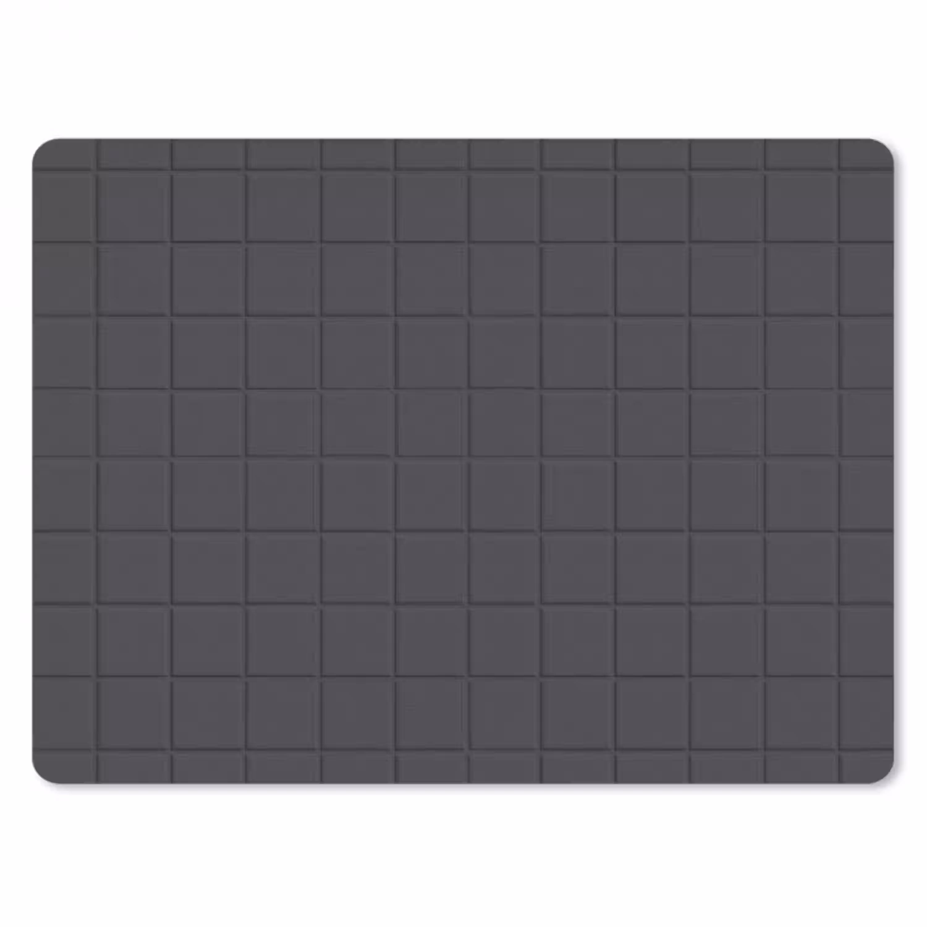 Patroon - Tegel - Antraciet muismat rubber klein 262 -3d