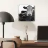 Koeien - Zwart - Wit plexiglas 5mm klein -sfeer6