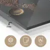 Wereldkaart - Espresso - Zwart plexiglas 5mm klein -sfeer2