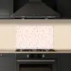 Vormen - Zalmroze - Patroon keuken achterwand spatscherm klein 900 -sfeer1