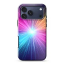 Abstract - Light - Burst - Modern - Colorful Toughcase MagSafe Apple iPhone 17 Pro Max klein -3d