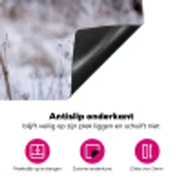 Schermbloem - Rijp - Kristallen - Winter - Delicaat Inductie beschermer vinyl 3mm klein -wsfeer4_website