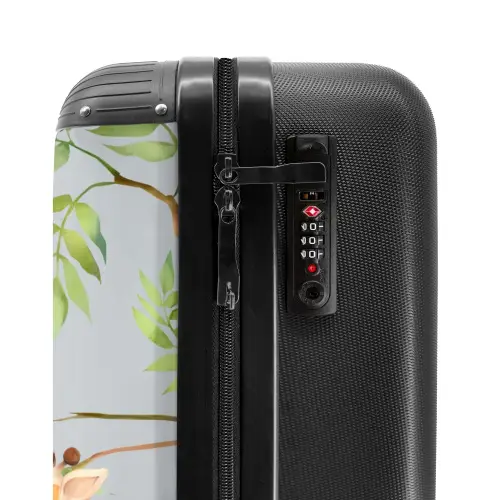 Diertjes in de jungle NBS - Handbagage koffer - Kinderen Unisex middel -slot