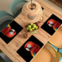 Ara - Portret - Rood Placemat vinyl groot -zzsfeer5_Kitchenyeah-website