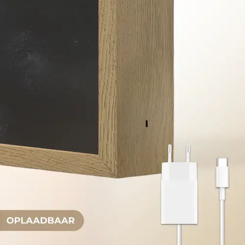 Glazen - Bakjes - Blaadjes - Kruiden Light Box met batterij (Wandlamp) middel -USP_websiteoplaadbaarNL