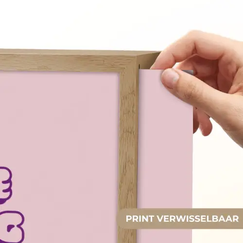 You're doing great - Roze - Bubble letters Light Box met batterij (Wandlamp) middel -USP_websiteprintNL