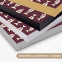 Vissen - Grafisch - Patroon - Donker Textielframe zwart klein 947 -USP_kleurenDE