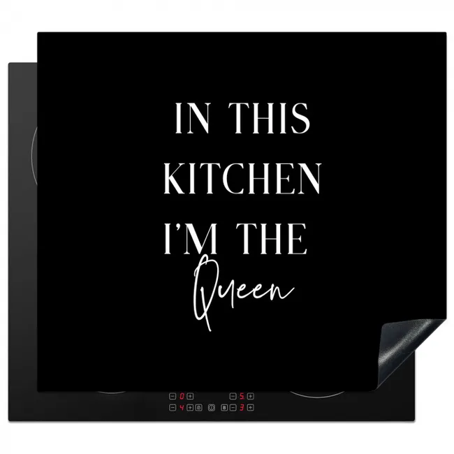 Keukenkoningin Inductie beschermer vinyl 3mm middel -3d