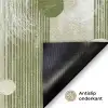 Artistiek - Modern - Groen Deurmat klein 898 -antislip_NL