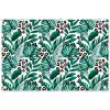 Palmblad - Panterprint - Tropical tuinposter los doek klein -3d