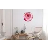 Hartvorm - Roze - Tie dye Wandcirkel aluminium klein -woonkamer