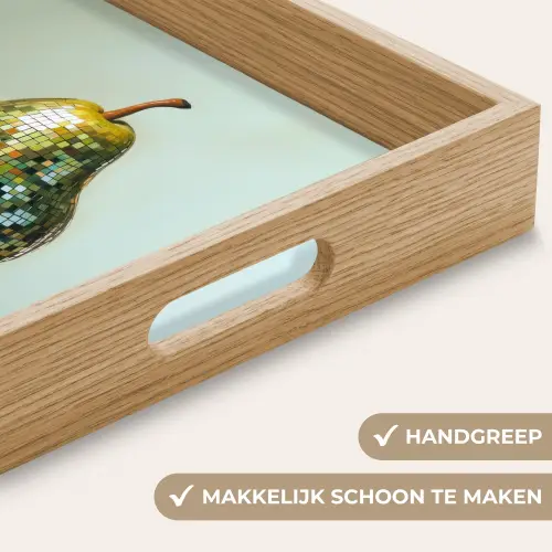 Fruit - Disco - Art - Glitter Dienblad Rechthoek middel -USP_HandgreepNL