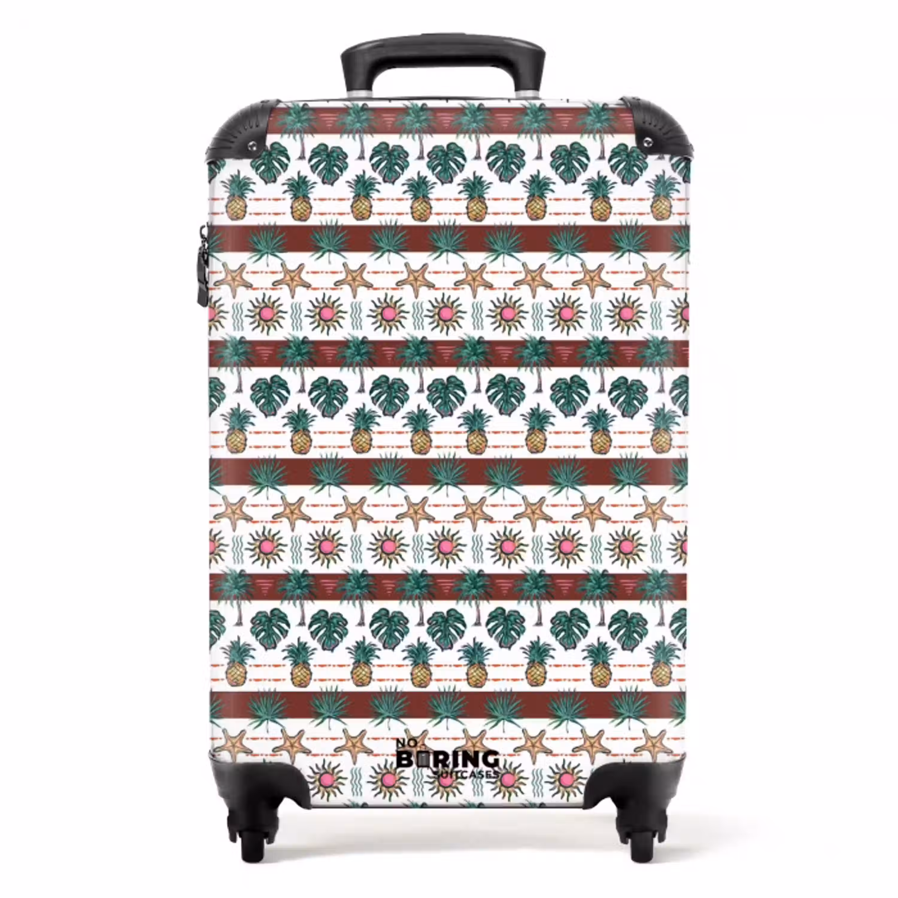 Zomer illustratie print NBS - Handbagage koffer - Volwassenen Unisex middel -productfoto_recht