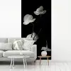 Orchidee - Bloemen - Zwart - Wit - Stilleven fotobehang vinyl groot -woonkamer