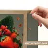 Vrouw - Chocolade - Frambozen - Aardbeien - Koekjes Light Box met batterij (Wandlamp) middel -USP_websiteprintNL