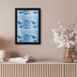 Walvissen - Oceaan - Blauw fotolijst zwart zonder passe partout klein 224 -sfeer5