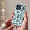 Patroon - Symmetrisch - Blauw Telefoonhoesje iPhone 17 Pro klein 878 -sfeer3_NL