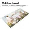 Quote - Bloemen - Schilderachtig Muismat XXL klein -sfeer4