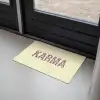 Karma - Luipaardprint - Geel Deurmat klein -sfeer2
