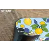 Illustratie - Citroen - Patroon Placemat vinyl groot 368 -closeup